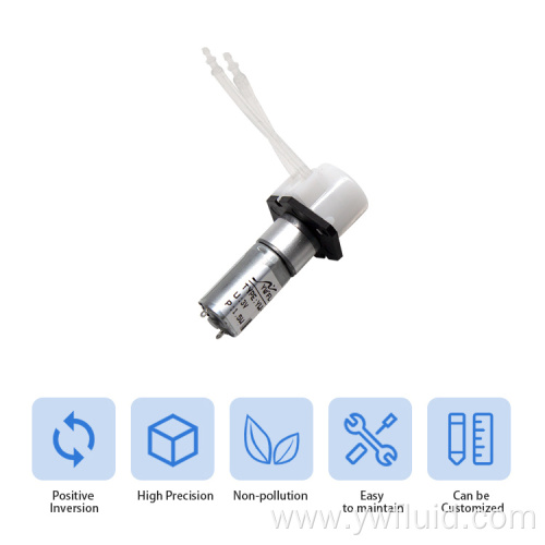 Mini peristaltic pump with DC motor